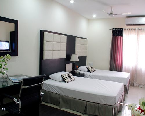 Hotel At Home Suites , Gachibowli, Hyderabad Eksteriør bilde