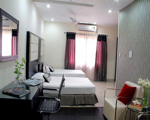 Hotel At Home Suites , Gachibowli, Hyderabad Eksteriør bilde